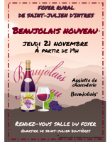 Affiche Beaujolais nouveau