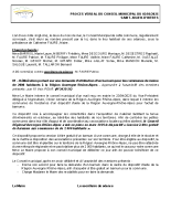 Procès verbal du 2 mai 2025