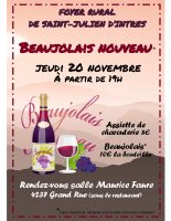 Affiche Beaujolais nouveau2025