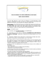 Procés verbal du 5 décembre 2025