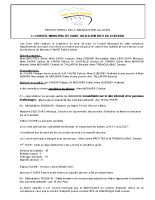 Procès verbal de la séance du CM du 22/03/2026